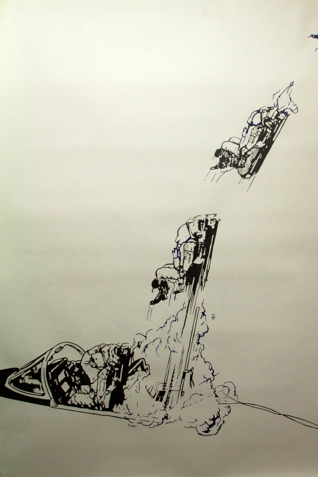 Pedro Amaral. Trabalho sobre papel 