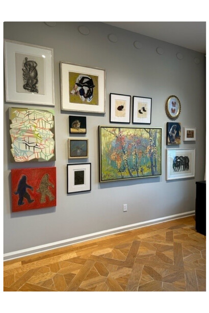 Salon Style, 5th annual TEW Galleries Salon Show, 2023, installation view. Courtesy of TEW Galleries