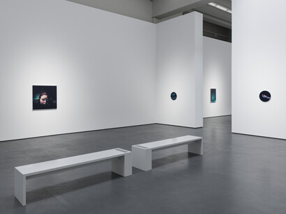 Lydia Pettit, Eye movement desensitization and reprocessing (E.M.D.R.), exhibition view. Courtesy of Galerie Judin
