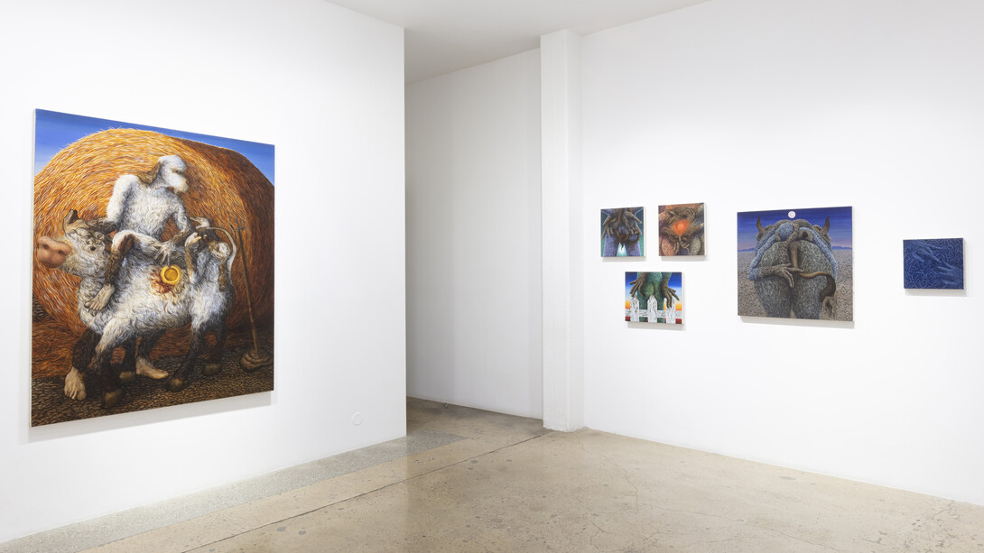 Drew Dodge, Wasteland, installation view. Courtesy of Steve Turner
