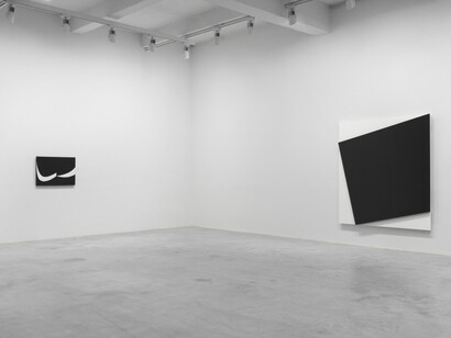Ellsworth Kelly, Black and white, exhibition view. Courtesy of Matthew Marks Gallery