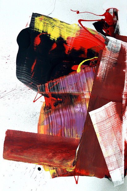 Anthony Hunter, Tokyo Painting, gloss on canvas, 60 x 40