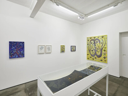 Gerardo Rosales, Caçador de Fábulas, vista da exposição. Cortesia da Galeria Nara Roesler