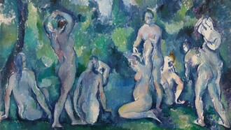 Paul Cézanne, Gruppo di bagnanti, 1895, Ordrupgaard, Kopenhagen