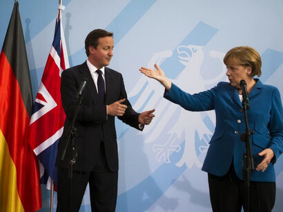 David Cameron e Angela Merkel