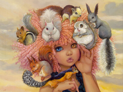 Camilla d'Errico, Risu. Courtesy of the artist and Corey Helford Gallery, LA