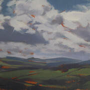 Tracey Quinn, Study Antrim Coast, oil on canvas on board, 20 x 25 cm