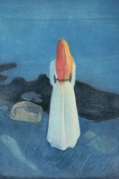 Edvard Munch, Young Girl on a Jetty (1901)