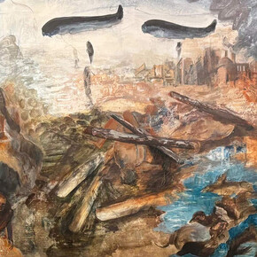Nalini Malani, Civilisation and its discontents (detail), 1991. Courtesy of Sakshi Gallery