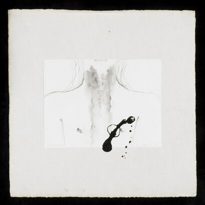 Omar Galliani, Le tue macchie nei miei occhi, 2008, carboncino su carta intelata e smalto nero, cm. 52x52 cm
Opere pubblicate nel libro Ruggero Manzoni, Nel vortice delle acque superiori, Raffaelli Editore, Rimini, 2015