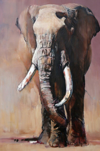 A Memory of Elephants. Courtesy of John Martin Gallery
