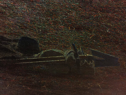 Giuseppe Pellizza da Volpedo, Sul fienile, dettaglio