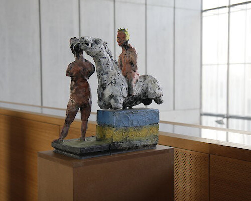 Markus Lüpertz & Max Klinger, Exhibition view. Courtesy of Museum der bildenden Künste Leipzig