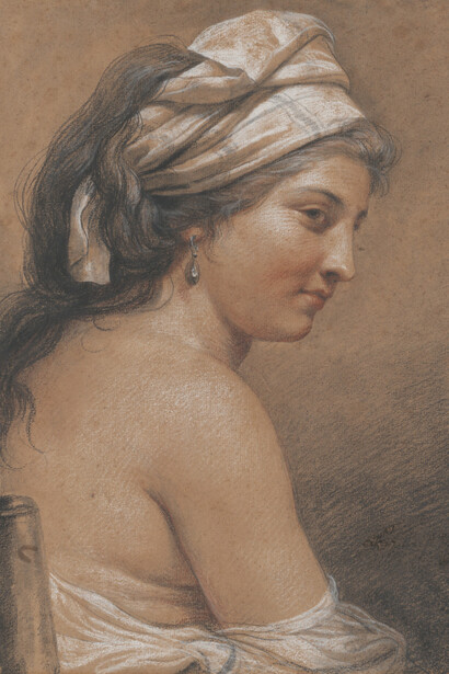 Adélaïde Labille-Guiard, Study of a Seated Woman Seen from Behind (Marie-Gabrielle Capet), 1789. Courtesy of the Metropolitan Museum of Art