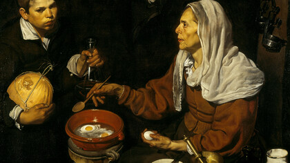 «Vieja friendo huevos» (1618), Velázquez