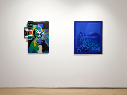 Dia Al-Azzawi, Excursion across time, exhibition view. Courtesy of Richard Saltoun Gallery 