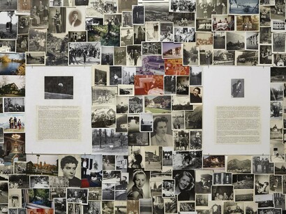 Vista de sala de la exposición Aún no. Joaquín Cortés/Román Lores
