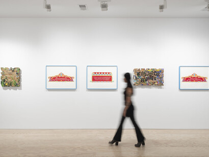 Andrea Bowers, Hope is never silent, exhibition view. Courtesy of Jessica Silverman Gallery