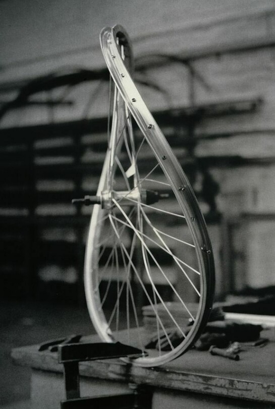 Simon Starling, Bicycle Wheel (Failed), 2003-04. Courtesy of the artist and Casey Kaplan, New York.