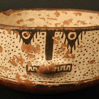 Escudilla polícroma zoomorfa
Materiales: Cerámica
Horizonte Inka. Diaguita III. Diaguita-Inka 1470- 1532 d.C.
Medidas: 73 mm de alto