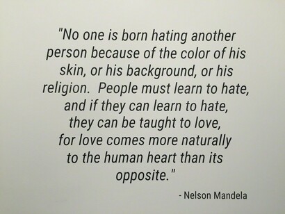 Nelson Mandela, Exhibition view. Courtesy of Long-Sharp Gallery