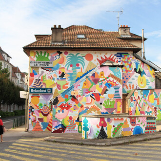 Zosen e Mina Hamada, Besancon, France, for Bienurbain