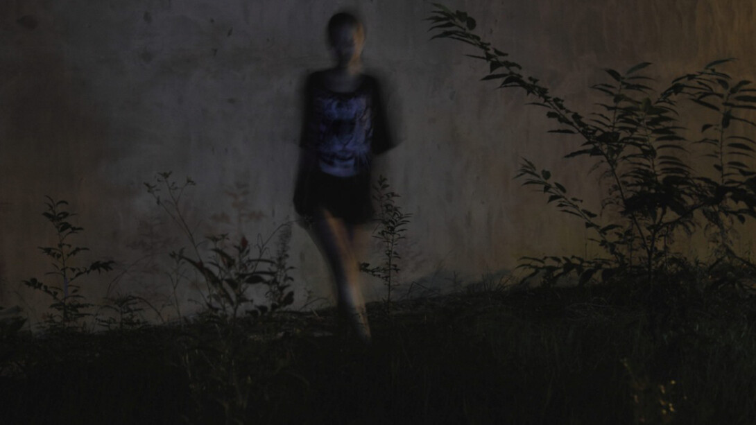 The taking of a picture, sometime somewhere. Courtesy of Flatland Gallery