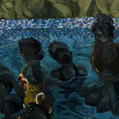 Tonia Nneji, The shallow end, 2025. Courtesy of Rele Gallery