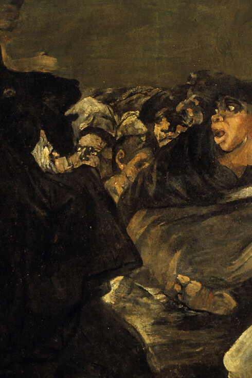 Francisco de Goya, El aquelarre (detalle), 1823