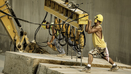 Tom Duffy - Limestone Quarry workers