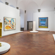 Helen Frankenthaler, Dipingere senza regole, vista della mostra. Per gentile concessione di Palazzo Strozzi