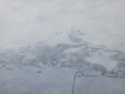 Clemens Wolf, Untitled trash, 2014, Oil on cavnas
140 x 200 cm, Courtesy of Backslash Gallery (Paris)