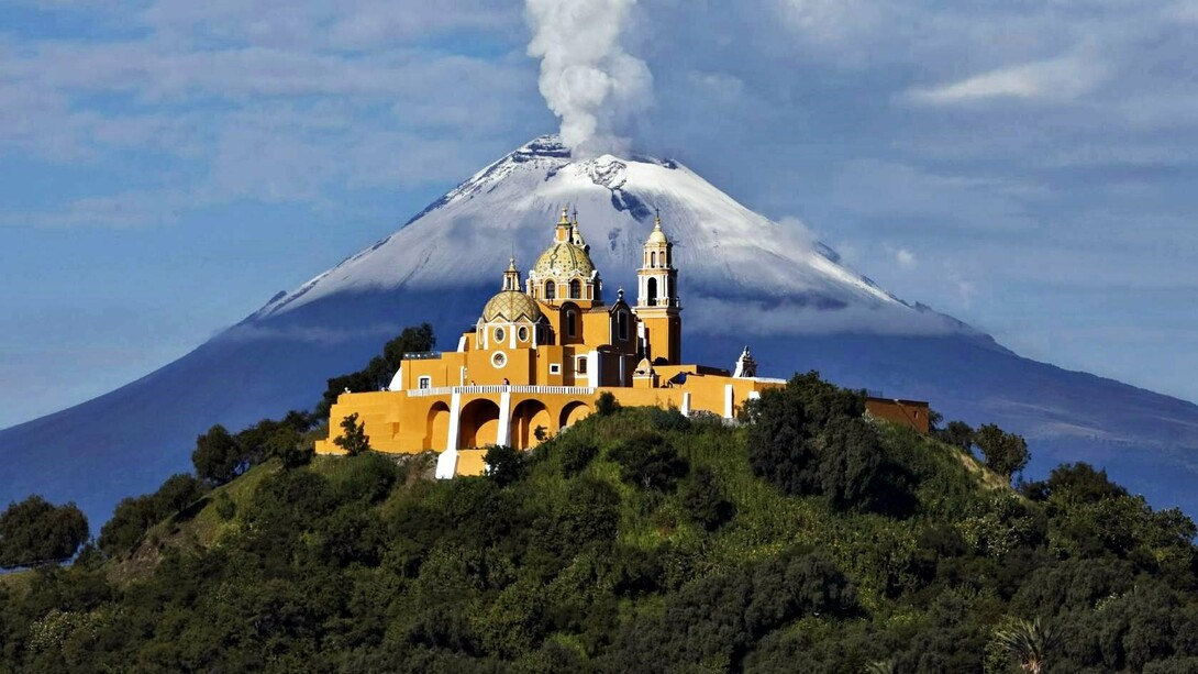 Earliest 16-Century Monasteries on the Slopes of Popocatepetl
