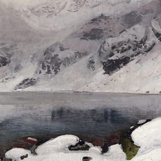 Stanisław Gałek, Journée d’hiver humide dans les Tatras, 1912. Mit freundlicher genehmigung der Fondation de l’Hermitage