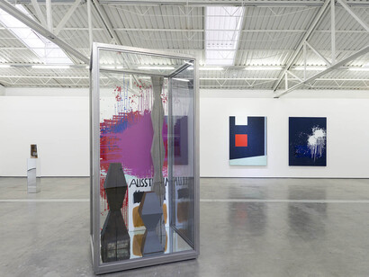 Josephine Meckseper, Exhibition view. Courtesy of Proyectosmonclova