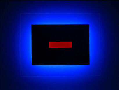 Nanda Vigo, Light progressions, Omaggio a Manzoni, 1993, 109x139. Courtesy Archivio Nanda Vigo Milano