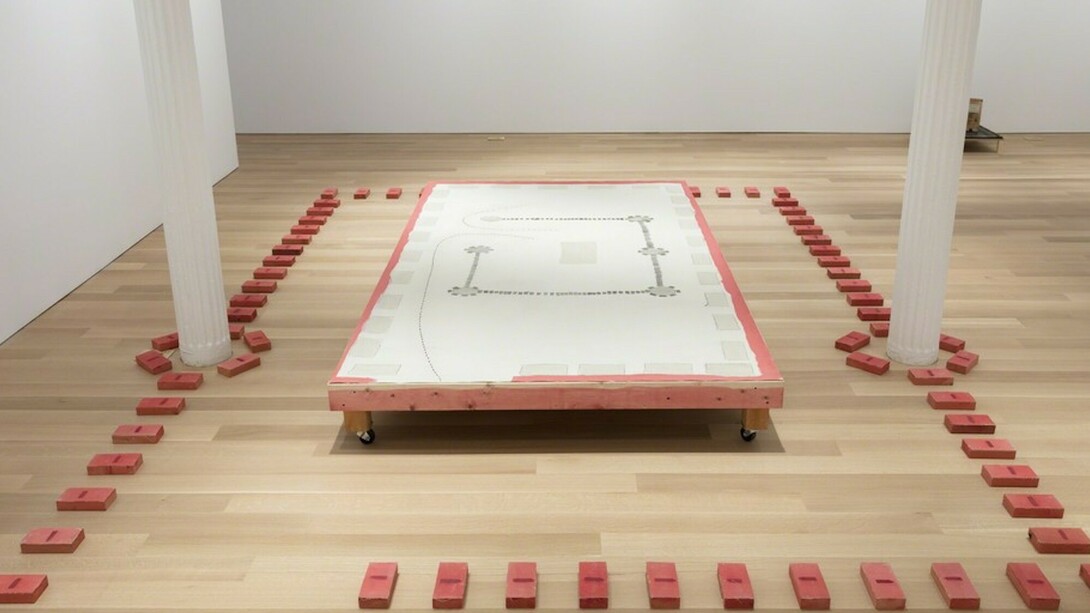 Ree Morton, Column Piece, 1972. Courtesy of Alexander and Bonin