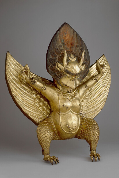 Garuda, Gilded bronze, Tibet, 19th century (c) The Trustees of the British Museum 