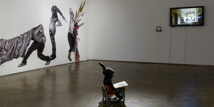 Race and Revolution, Exhibition view. Courtesy of Smack Mellon