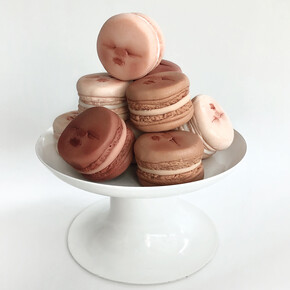 DCG, Qimmyshimmy, Macarons, 2020, mixed media, 9.5x9.5x12cm