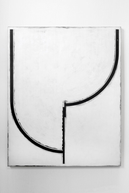 Davide Balliano, ‘Untitled’, 2014, Plaster, gesso and lacquer on wood board, 48 x 60 in. / 121.9 x 152.4 cm