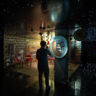 Bar Luna, vista dell'installazione. Per gentile concessione della Cineteca di Bologna