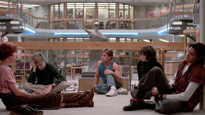 Fotograma del filme «The Breakfast Club», que intentó retratar a la llamada generación X