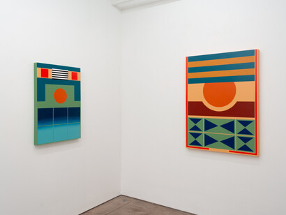 Dahlia Elsayed, Real Feel, 2023, installation view. Courtesy of Morgan Lehman Gallery, NYC