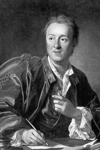 Denis Diderot, figura decisiva de la Ilustración como escritor, filósofo y enciclopedista francés