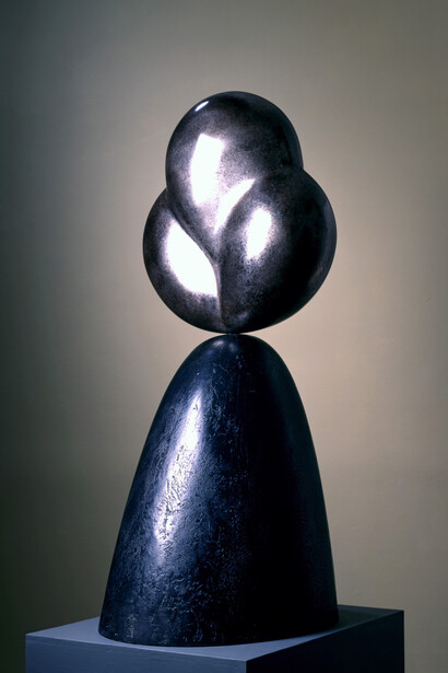 Jack Zajac, The Mountain and the Cloud III (Unique Cast), 1997. Bronze48 x 20 x 24 in. Courtesy of Dolby Chadwick Gallery
