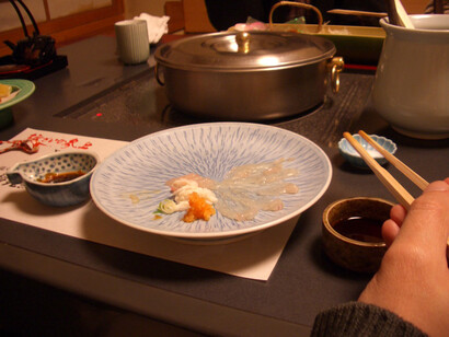 Fugu is a popular dish in Japan