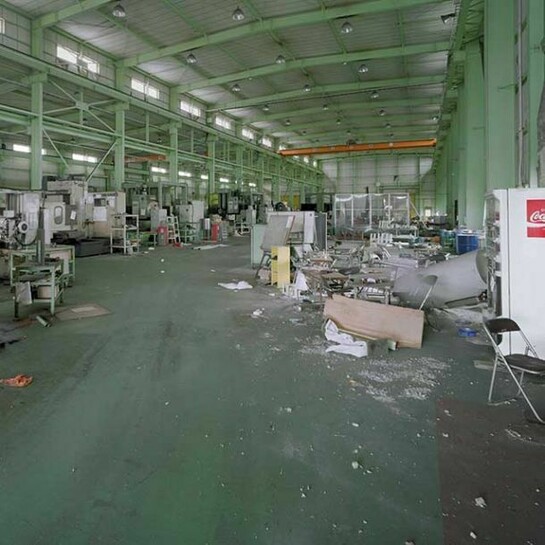 Garbasz, Toyo Denyo Factory 1 km from Fukushima Daiichi, Koriyama-jinbasawa, Futaba-machi, Futaba-gun, Fukushima Nuclear Exclusion Zone, 2014