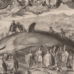 Jan (Pietersz.) Saenredam, Beached whale at Wijk aan Zee, 1602. Courtesy of the Metropolitan Museum of Art