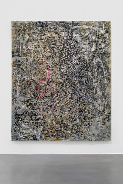 Garth Weiser, 8, 2017, Oil on canvas, 226.1 x 185.4 cm (89 x 73 in.). Courtesy of the artist and Simon Lee Gallery London/Hong Kong.